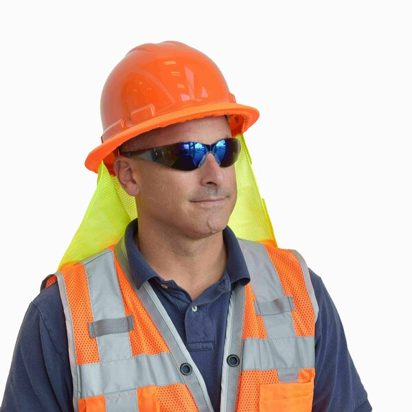 Cordova Hard Hat Neck Shade, Hi-Vis Lime VNS101